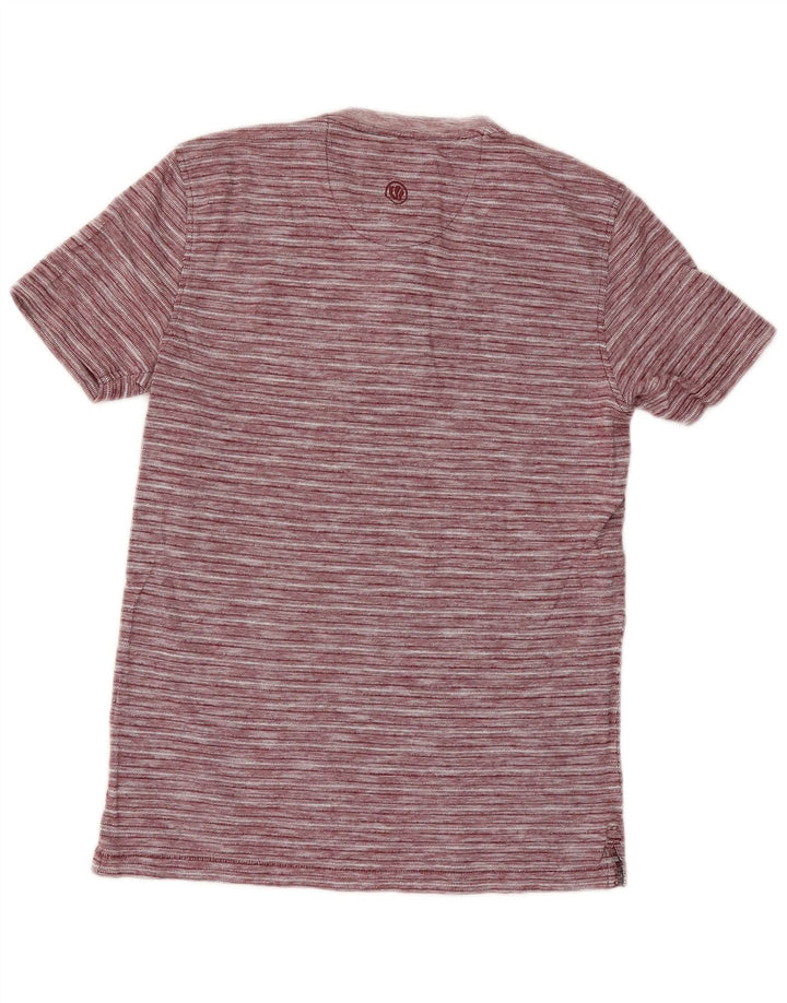 Tricou pentru bărbați Fat Face Top XS Red Pinstripe