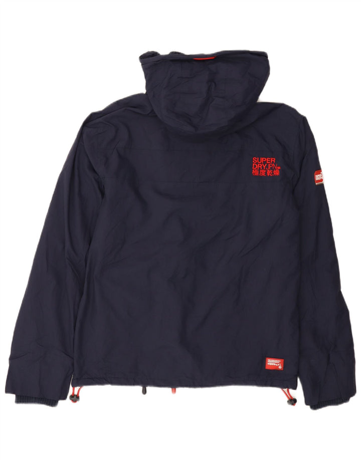 Jachetă Windbreaker pentru femei Superdry Graphic UK 14 Medium Bleumarin
