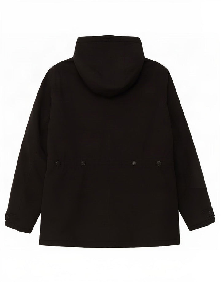 Jachetă căptușită cu glugă Levi's pentru bărbați UK 40 Poliester negru mare