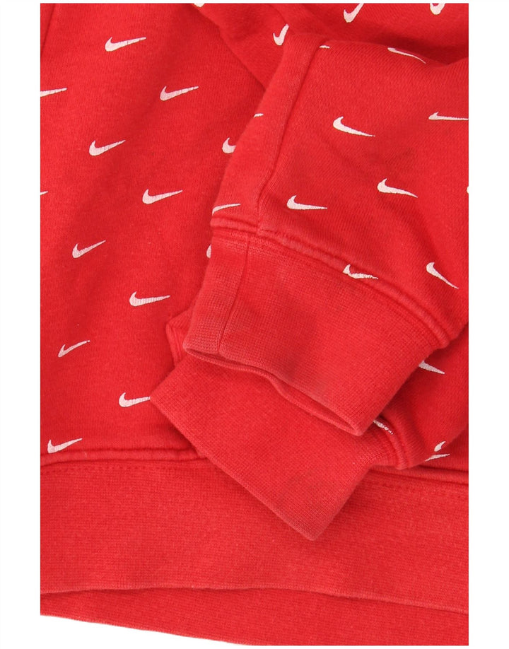 Pulover Nike pentru băieți, 6-7 ani, roșu, bumbac