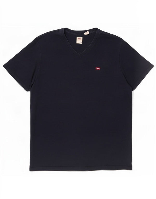 Levi's Mens Standard T-Shirt Top XL Navy Blue Cotton