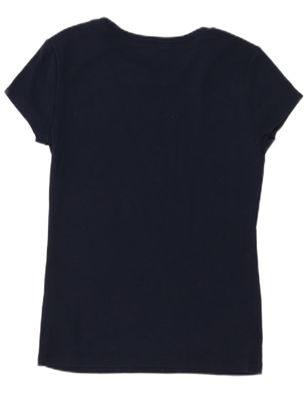 TOMMY HILFIGER Tricou pentru femei Top UK 12 Medium Bleumarin Bumbac