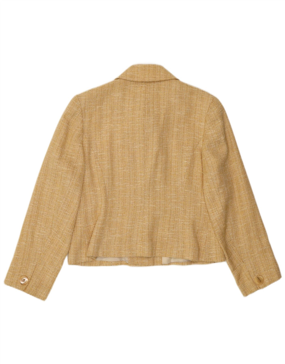 Jachetă pentru femei WALLIS Petite Crop cu 4 nasturi, Bej mediu, UK 12