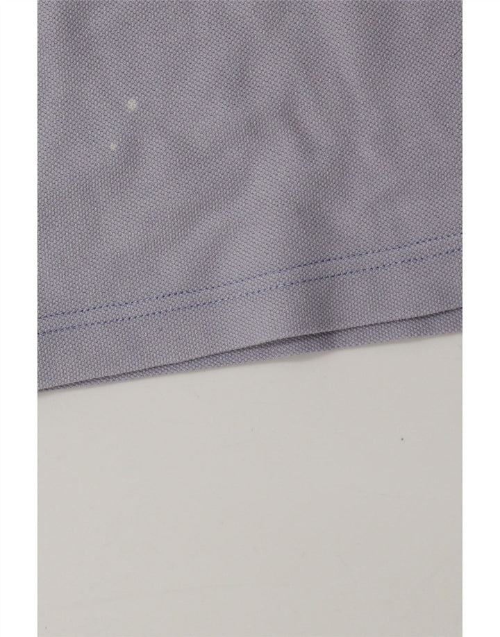 Cămașă polo Fred Perry pentru bărbați, bumbac violet mediu