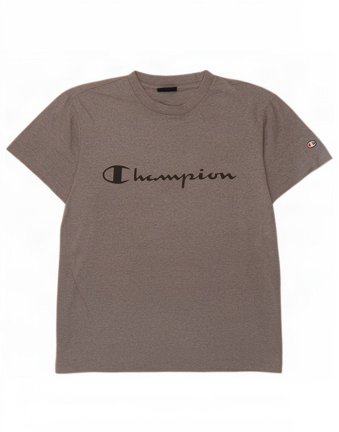 Tricou grafic pentru bărbați Champion Top mic, gri bumbac