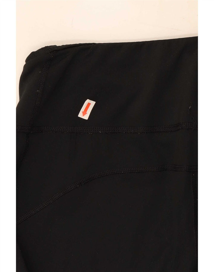 Leggings Climalite pentru femei Adidas UK 12 Poliester mediu negru