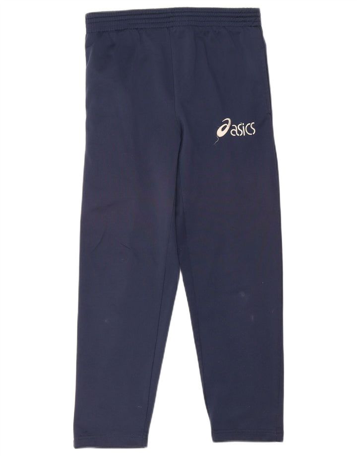 Pantaloni de trening Asics pentru baieti 9-10 ani poliester bleumarin
