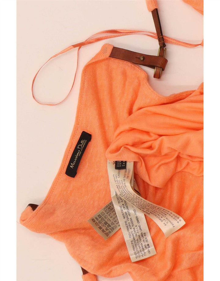 Rochie Massimo Dutti pentru femei UK 12, portocaliu mediu cu pete
