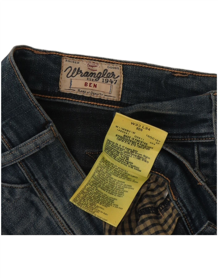 Blugi pentru bărbați Wrangler Ben Slim W38 L34 Bumbac albastru