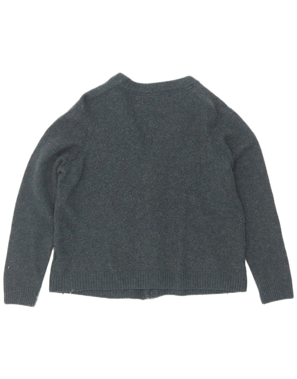 Pulover cardigan pentru bărbați Marks & Spencer, lână albastră 2XL
