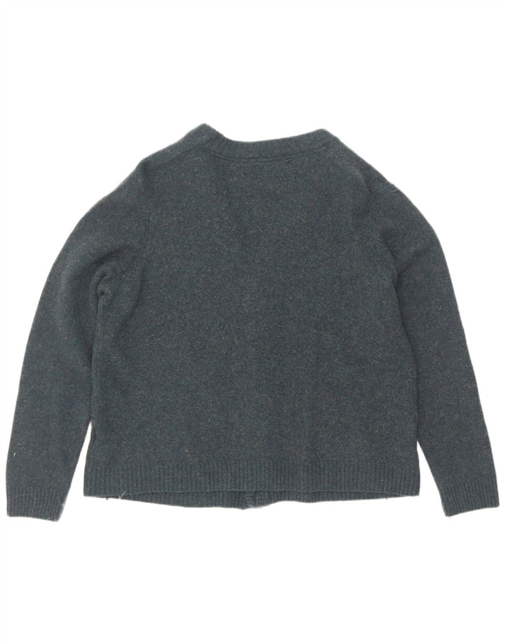 Pulover cardigan pentru bărbați Marks & Spencer, lână albastră 2XL