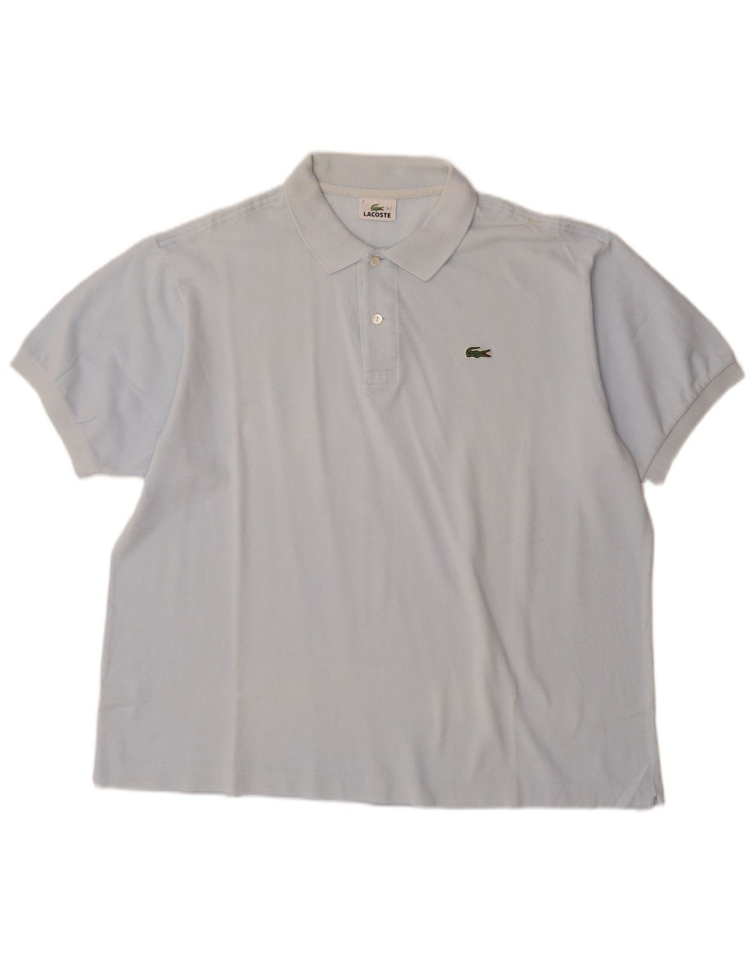 Tricou polo pentru bărbați LACOSTE Mărimea 7 2XL Bumbac albastru