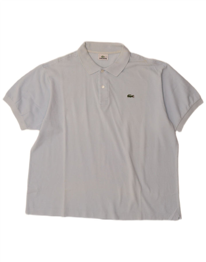 Tricou polo pentru bărbați LACOSTE Mărimea 7 2XL Bumbac albastru