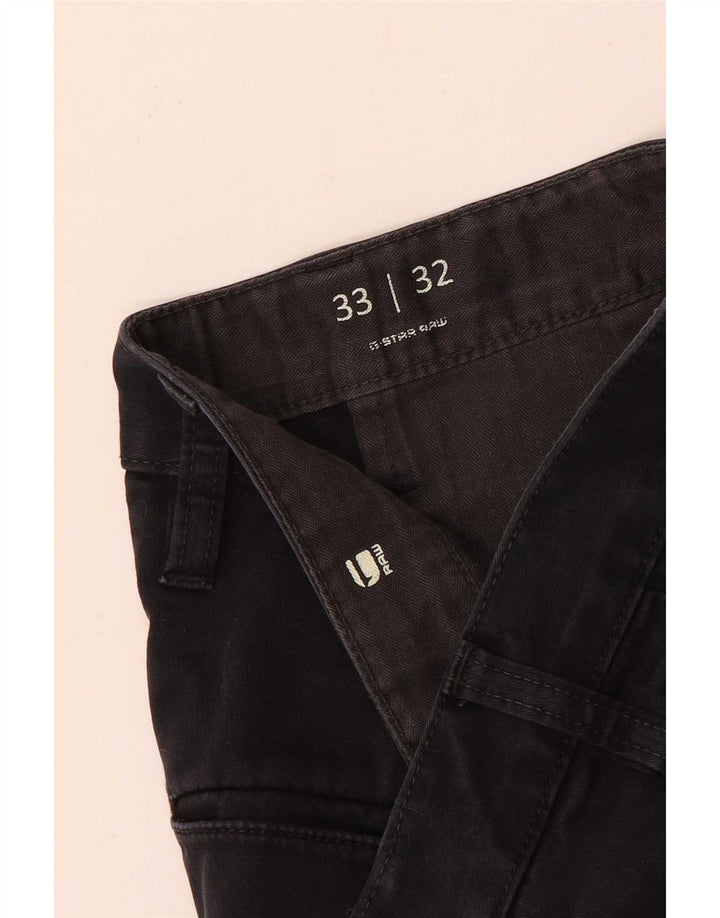 Pantaloni chino subțiri pentru bărbați G-Star W33 L32 negri