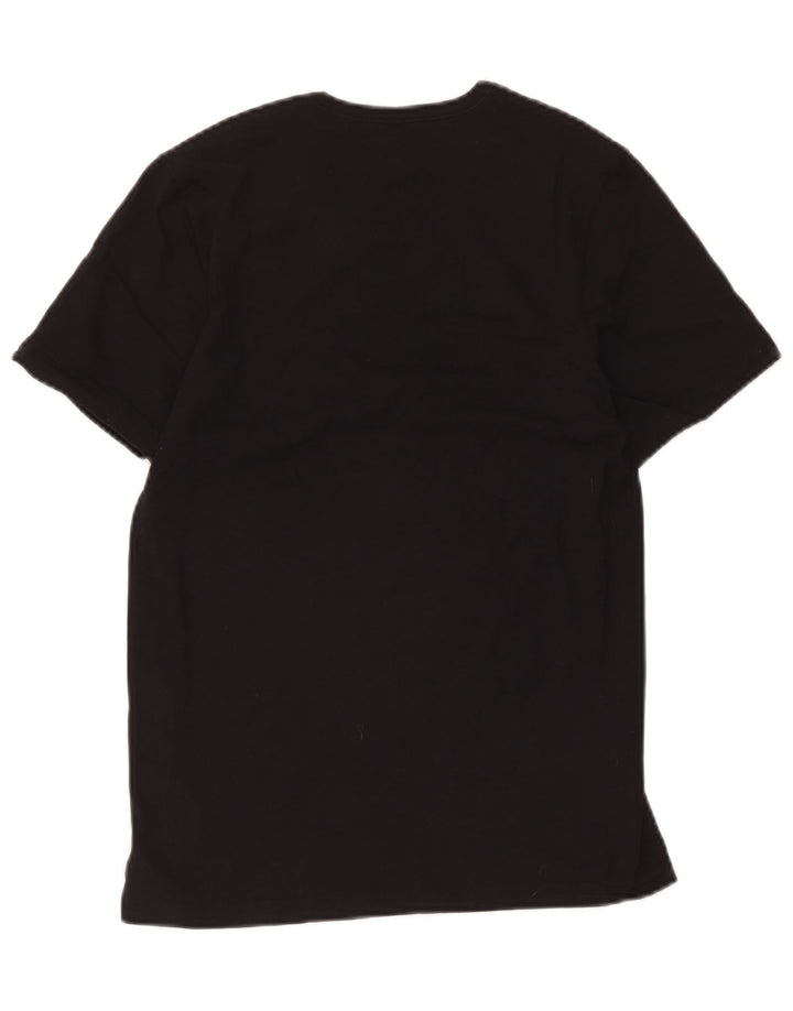 Tricou pentru bărbați Hugo Boss Top mic din bumbac negru