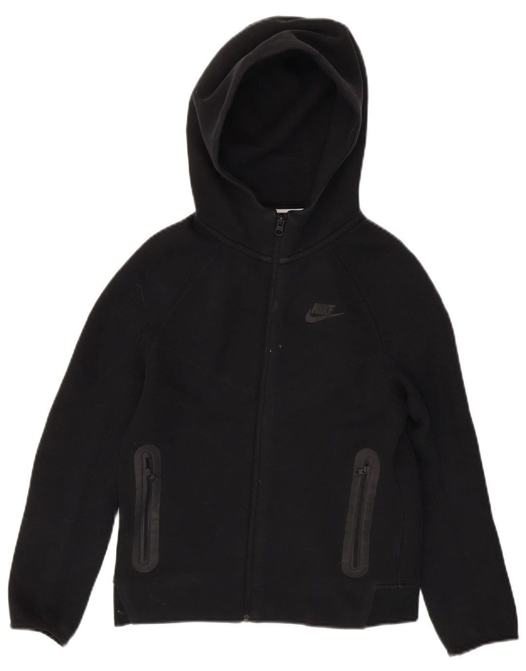 Pulover Nike pentru băieți, cu fermoar, 10-11 ani, bumbac negru mediu