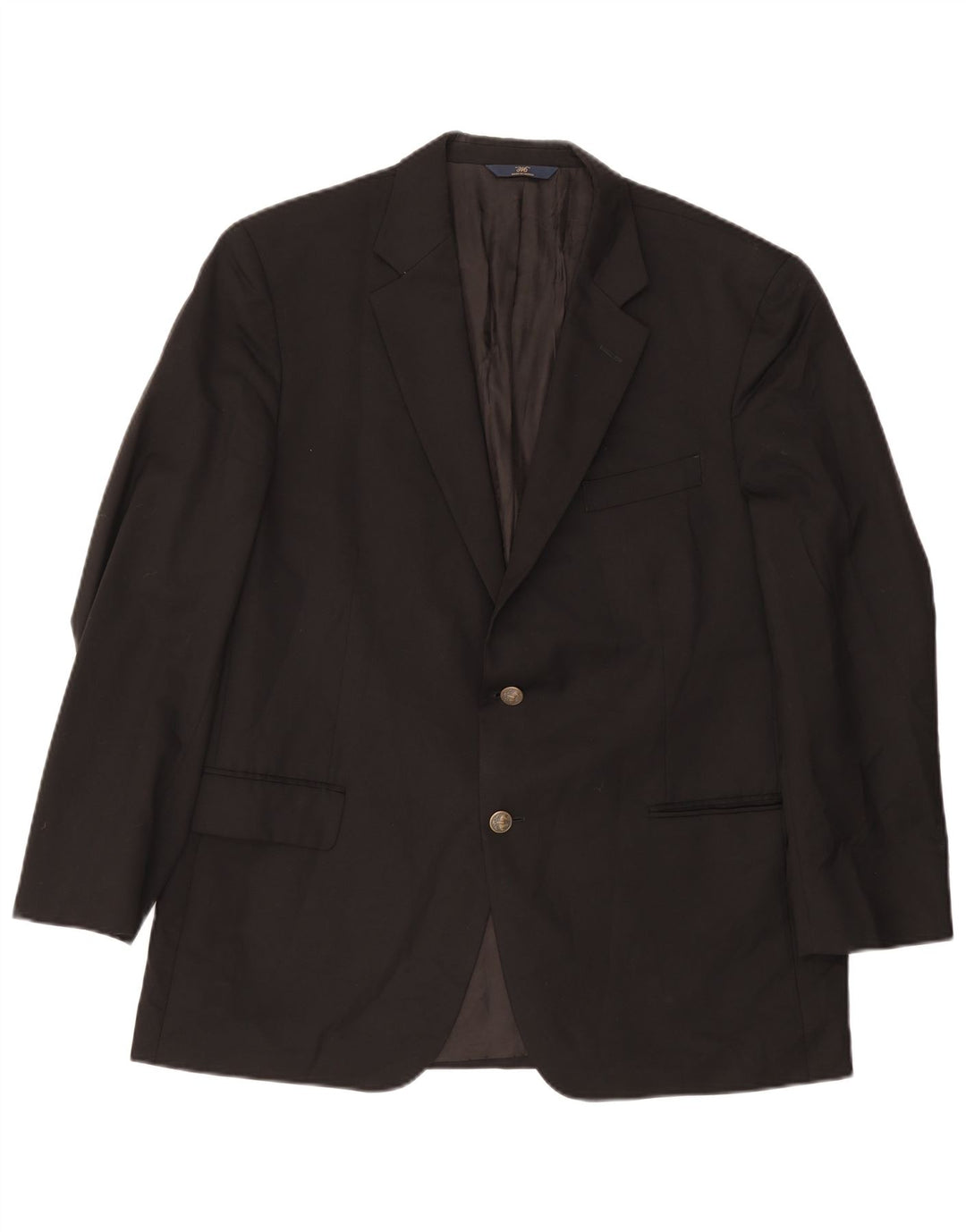 Jachetă pentru bărbați Brooks Brothers, cu 2 nasturi, UK 44 2XL, lână neagră, clasică