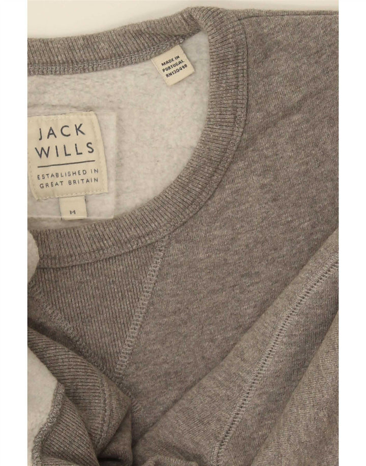 Pulover Jack Wills pentru bărbați, bumbac, gri mediu