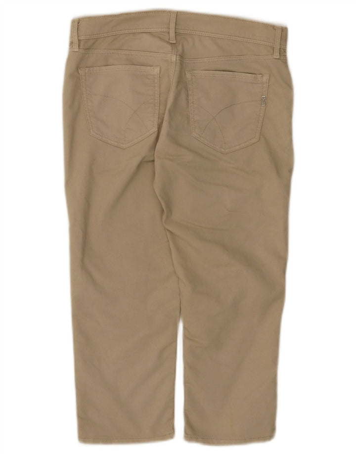 Pantaloni capri pentru femei Gas W27 L18 bumbac bej