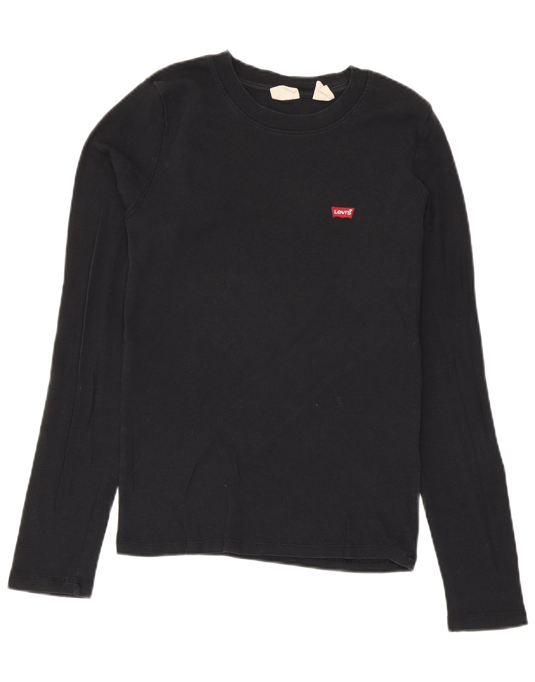 Top pentru femei Levi's cu mânecă lungă UK 12 Medium Negru