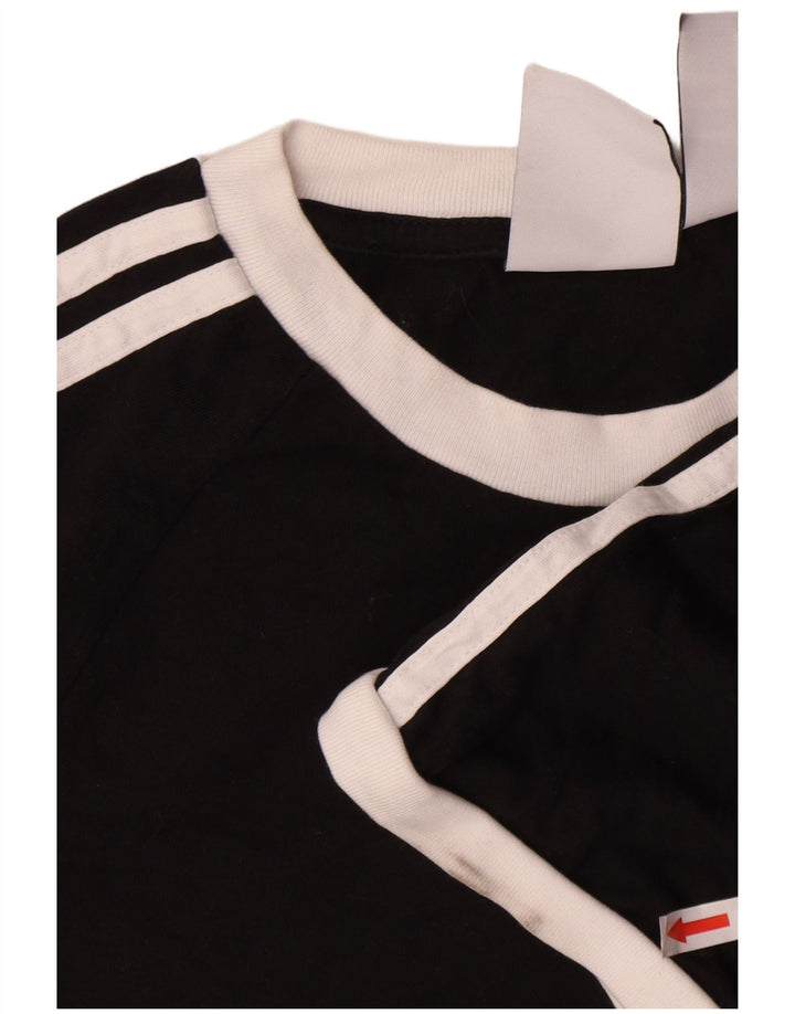 Tricou pentru bărbați Adidas Top mare, negru, bumbac