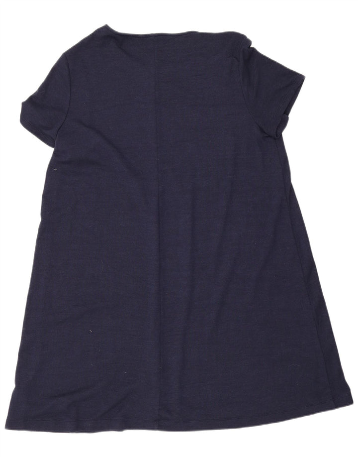 Rochie tunică pentru femei Gap UK 18 XL Bleumarin Poliester