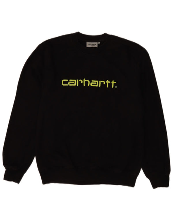 Hanorac grafic pentru bărbați Carhartt Pulover mic, negru, bumbac