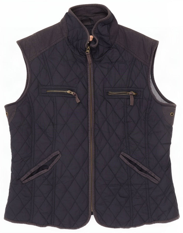 Gilet matlasat pentru femei John Lewis UK 16 mare poliester bleumarin