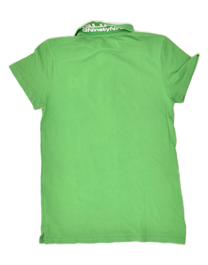 GURU Boys Polo Shirt 11-12 Years Green Cotton Vintage Guru and Second-Hand Guru from Messina Hembry 