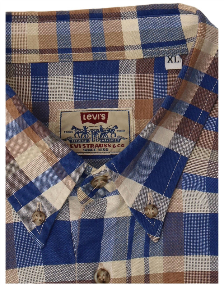 Cămașă pentru bărbați Levi's XL Blue Check