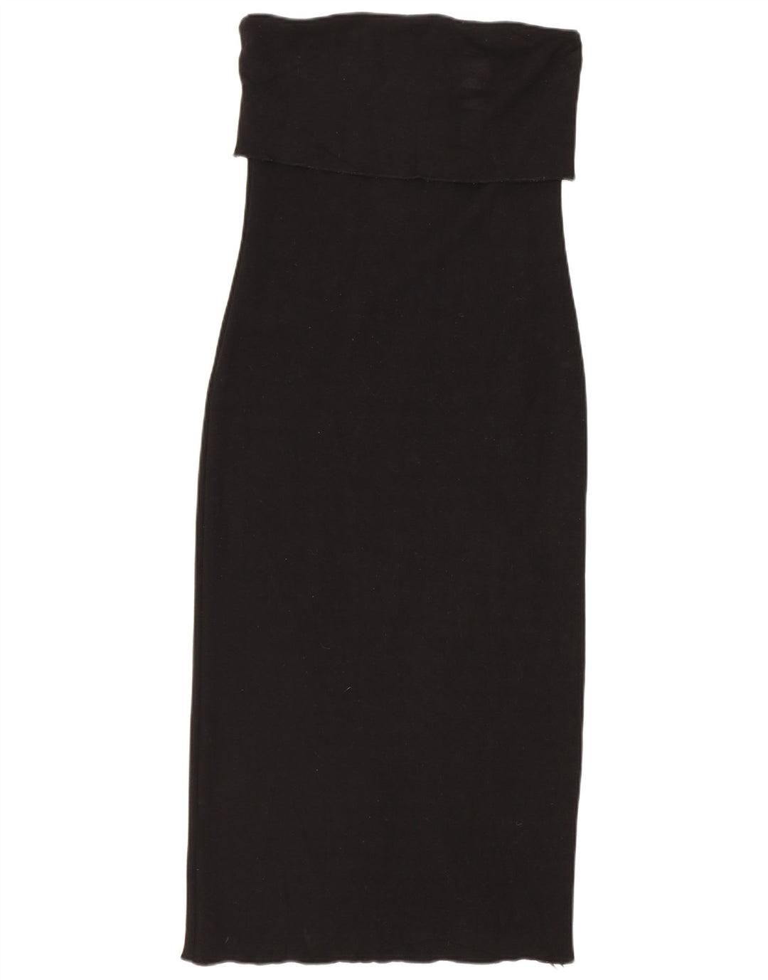 Rochie fără bretele pentru femei Zara UK 12 Medium Black Viscose