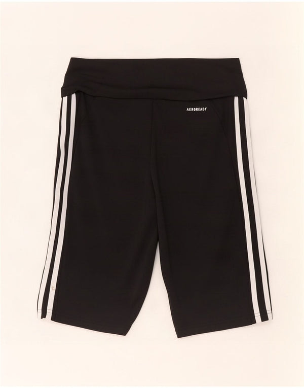 Pantaloni scurți sport Aeroready pentru femei Adidas UK 12/14 Poliester mediu negru