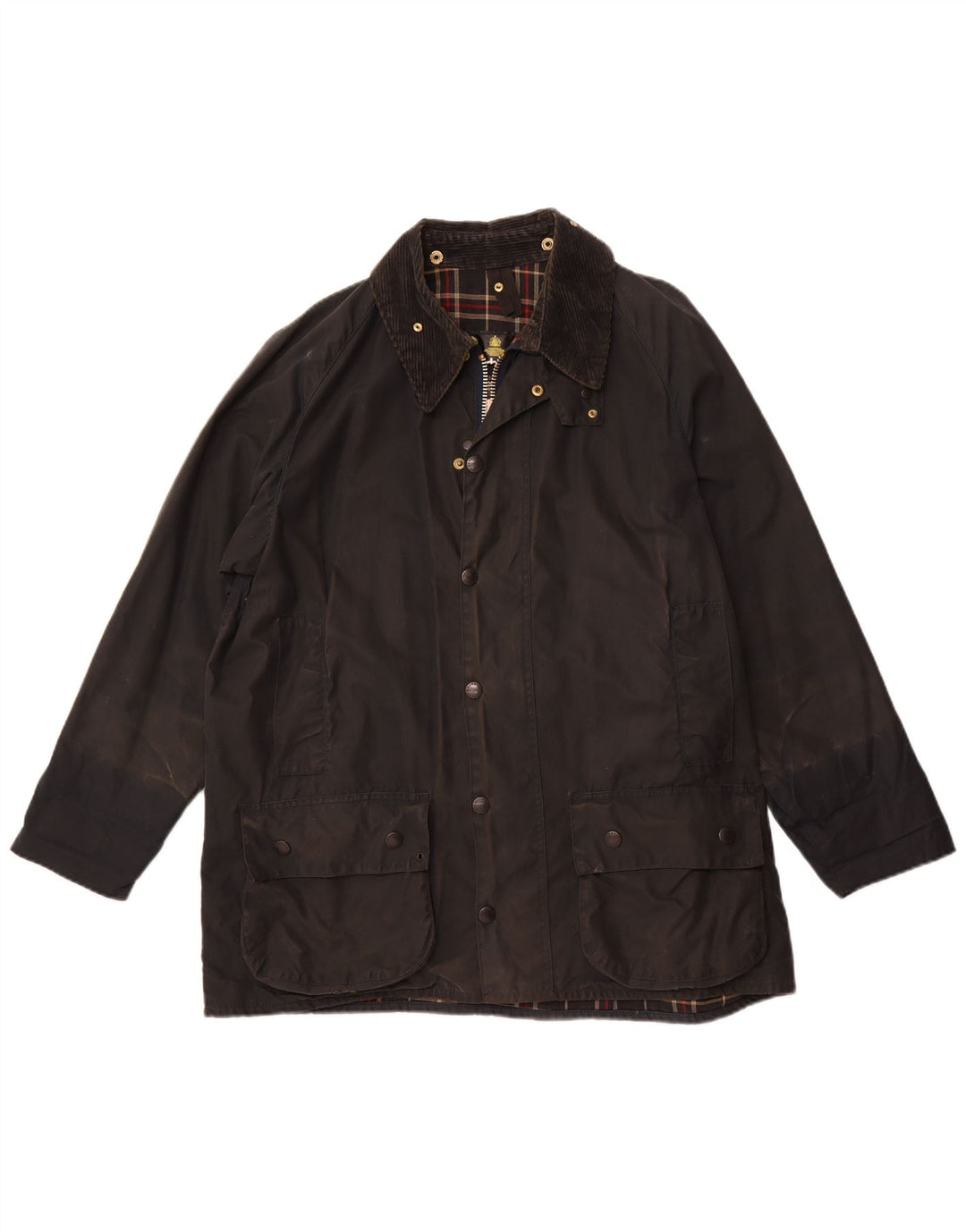 Jachetă Barbour Beaufort pentru bărbați din bumbac cerat UK 44, mare, negru, bumbac