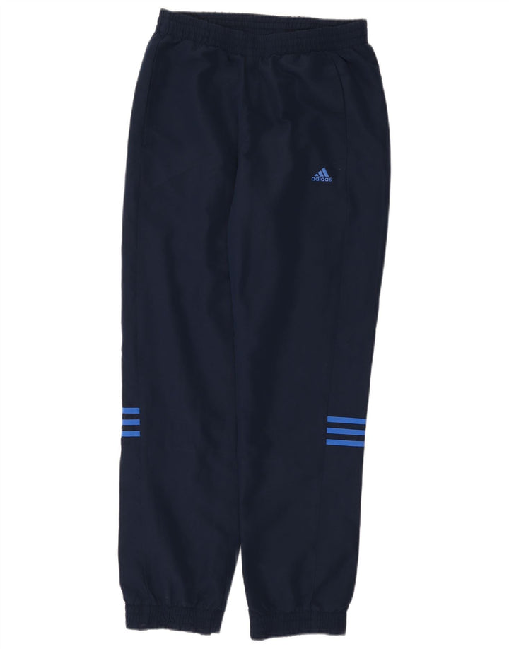 Pantaloni de trening Adidas pentru femei Pantaloni de jogging Medium Bleumarin