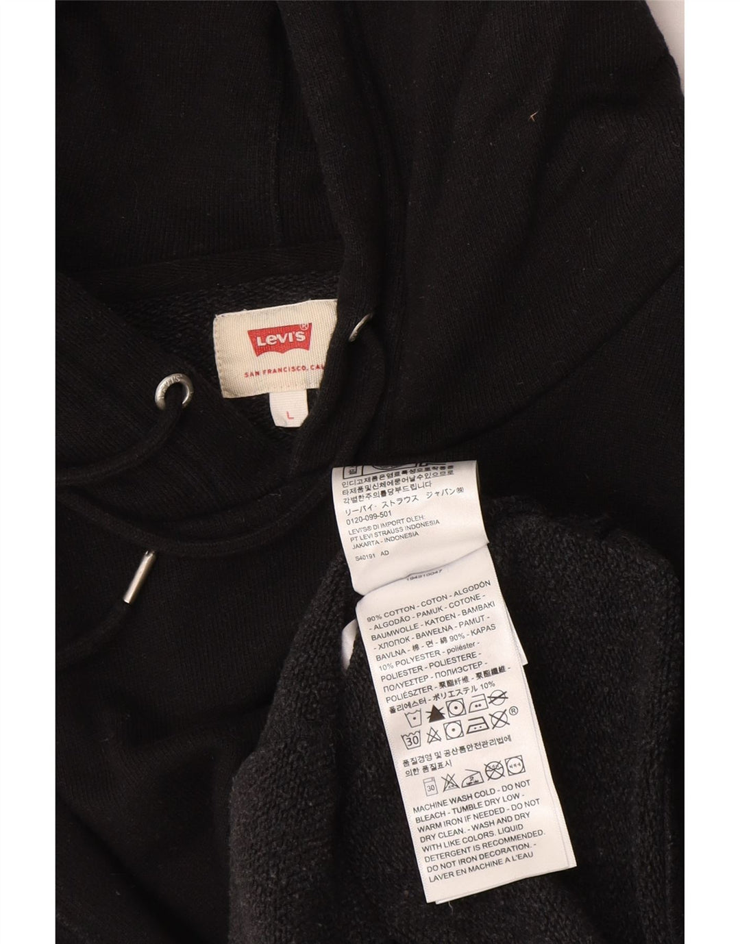 Pulover Levi's, pentru bărbați, Mickey Mouse Graphic, bumbac mare, negru
