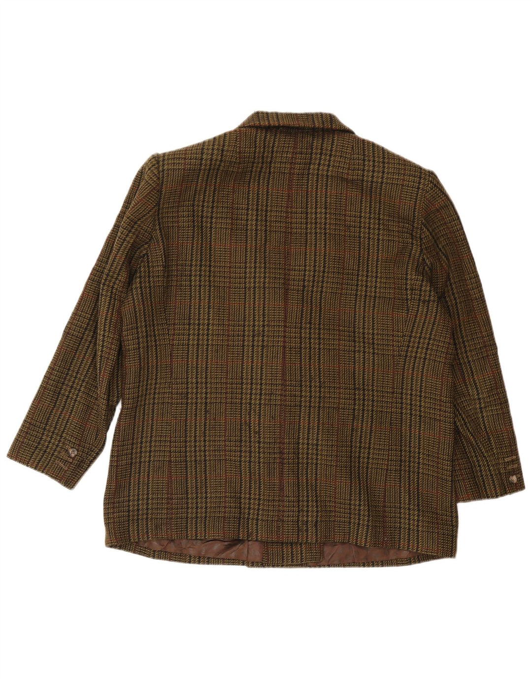 Jachetă Blazer pentru femei Marina Rinaldi Mărimea 25 Lung Kaki Houndstooth