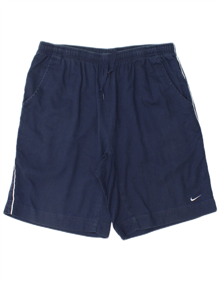 Pantaloni scurți casual pentru bărbați NIKE XL W37 bumbac bleumarin