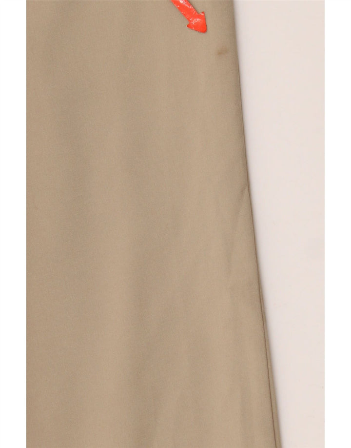 Pantaloni chino drepti pentru femei Izod L32 L30 poliester bej