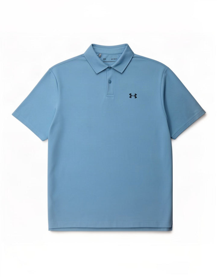 Tricou polo Under Armour pentru bărbați, mare, albastru, poliester