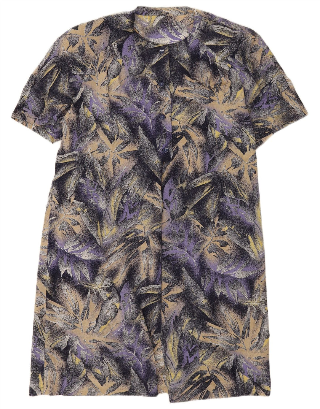 Rochie de damă Vintage Shift UK 14 Medium Purpuri Floral
