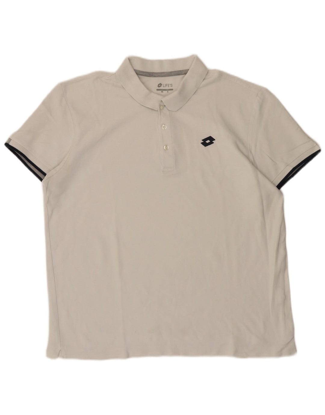 Tricou polo pentru bărbați Lotto Life's XL, alb