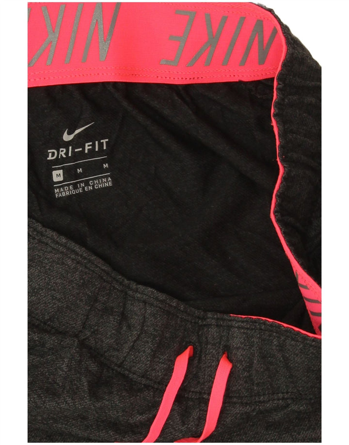 Pantaloni scurți sport Nike Dri Fit pentru femei UK 14 Medium Gri Poliester