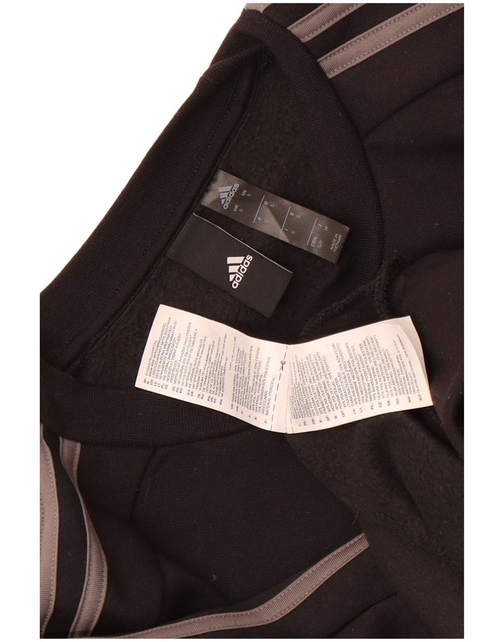 Hanorac pentru bărbați Adidas Jumper mic, negru, bumbac