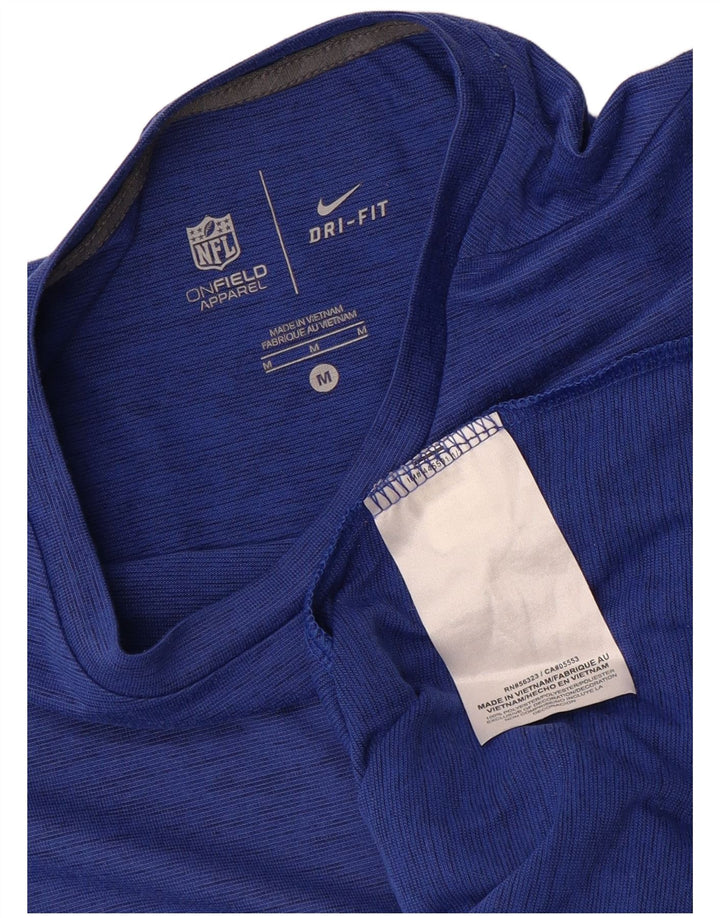 Tricou grafic pentru bărbați NIKE Top Medium Blue Poliester