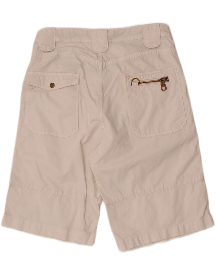 Pantaloni scurți casual pentru bărbați Datch W33, bumbac alb mediu