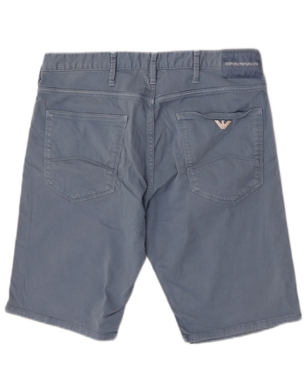 Pantaloni scurți chino pentru bărbați Emporio Armani EU 46 Small W30 Bumbac albastru