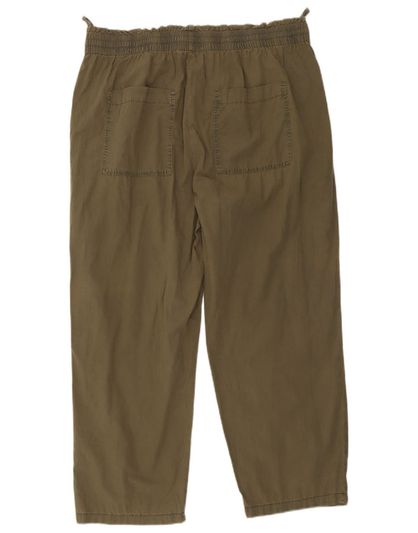 Pantaloni chino drepti pentru femei Marks & Spencer UK 18 XL W36 L26 kaki