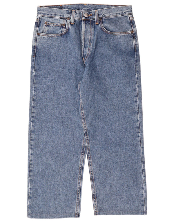 RIFLE Jeans Capri pentru bărbați W32 L22 Bumbac albastru