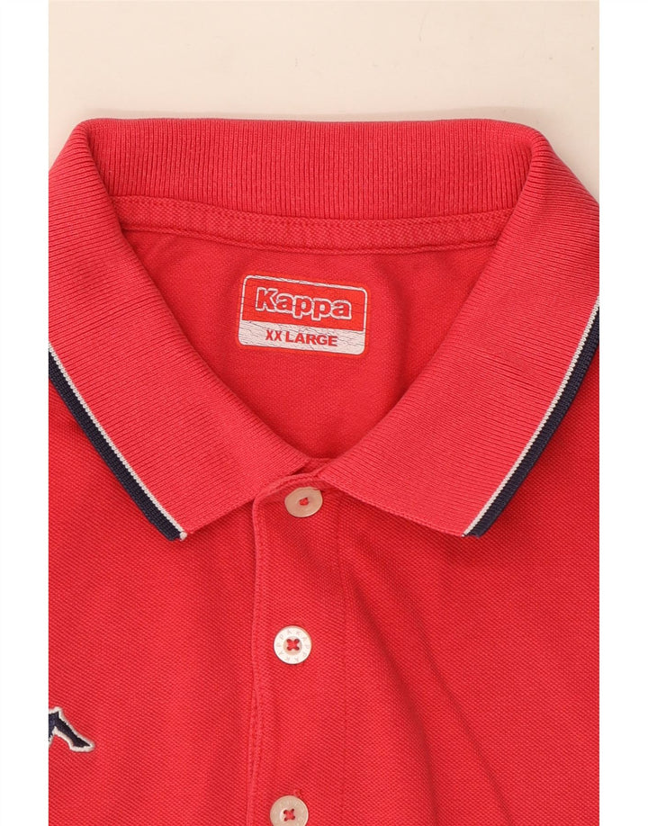 Cămașă polo pentru bărbați Kappa 2XL roz