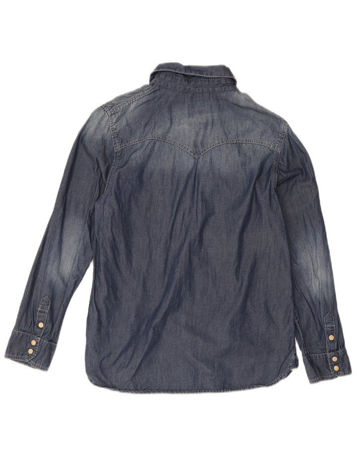 Cămașă Denim Levi's Băieți 11-12 Ani Bumbac Bleumarin